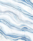 Stone Wallpaper - Sky Blue Marbled Veins