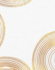 Papier Peint Géométrique – Cercles Dorés