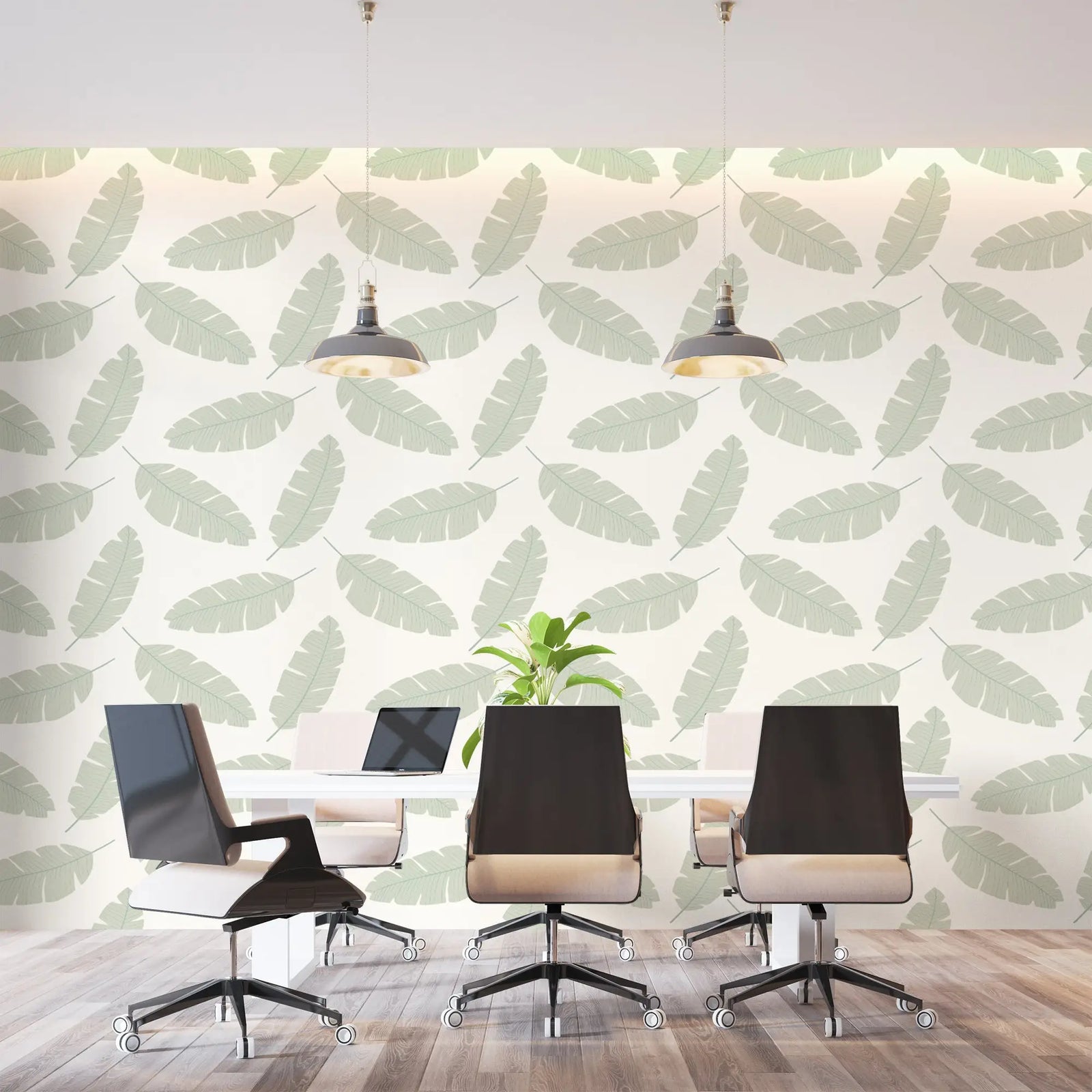 Foliage Wallpaper - Dance of Tropical Leaves