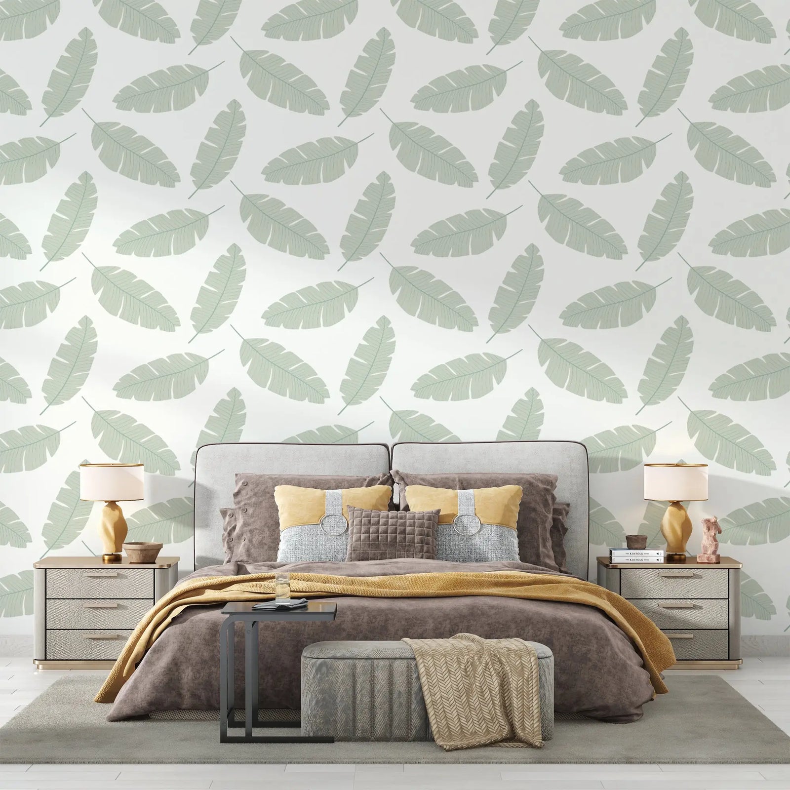 Foliage Wallpaper - Dance of Tropical Leaves