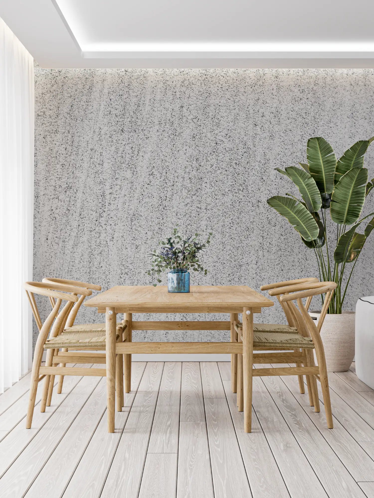 Stone Wallpaper - Minimalist Concrete Effect