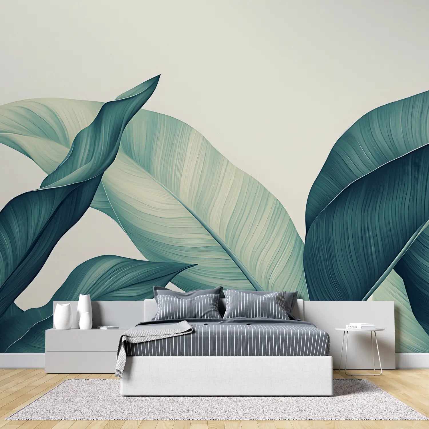 Tropical Wallpaper – Water Green Palms