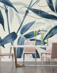 Japanese Wallpaper – Indigo Bamboo
