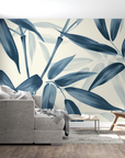 Japanese Wallpaper – Indigo Bamboo