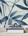 Japanese Wallpaper – Indigo Bamboo