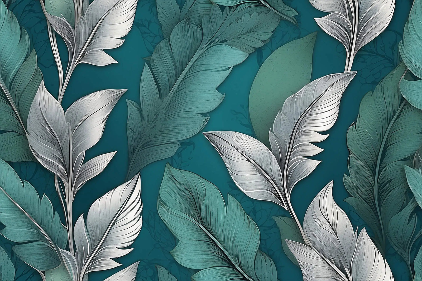 Papier Peint Feuillage - Motifs Exotiques