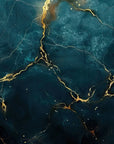 Stone Wallpaper - Dark and Gold Marbling