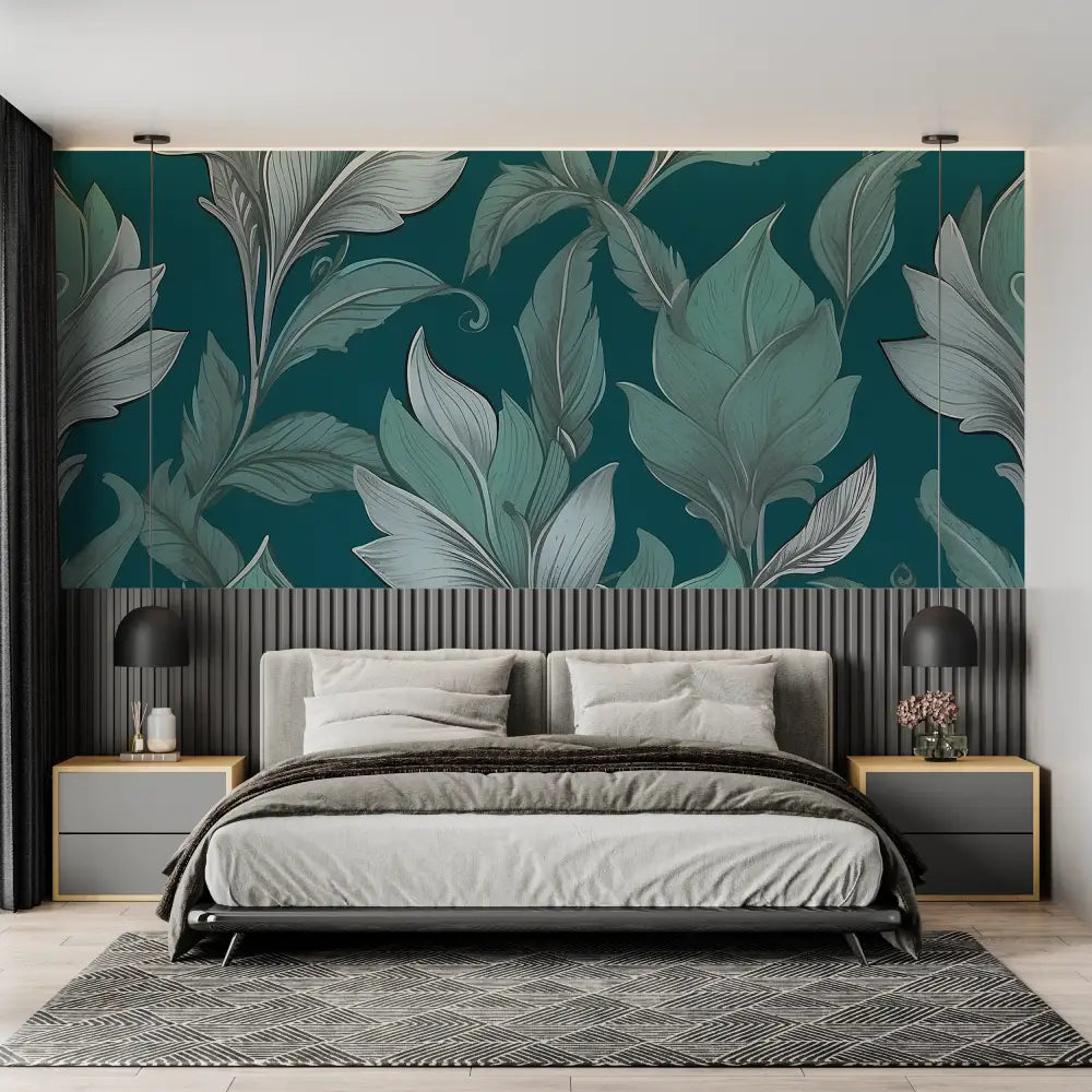 Foliage Wallpaper - Graphic Slender Branches