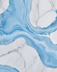 Papier Peint Pierre - Courants de Marbre Bleu