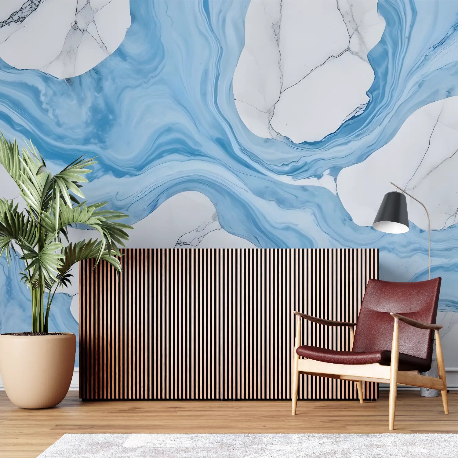 Stone Wallpaper - Blue Marble Currents