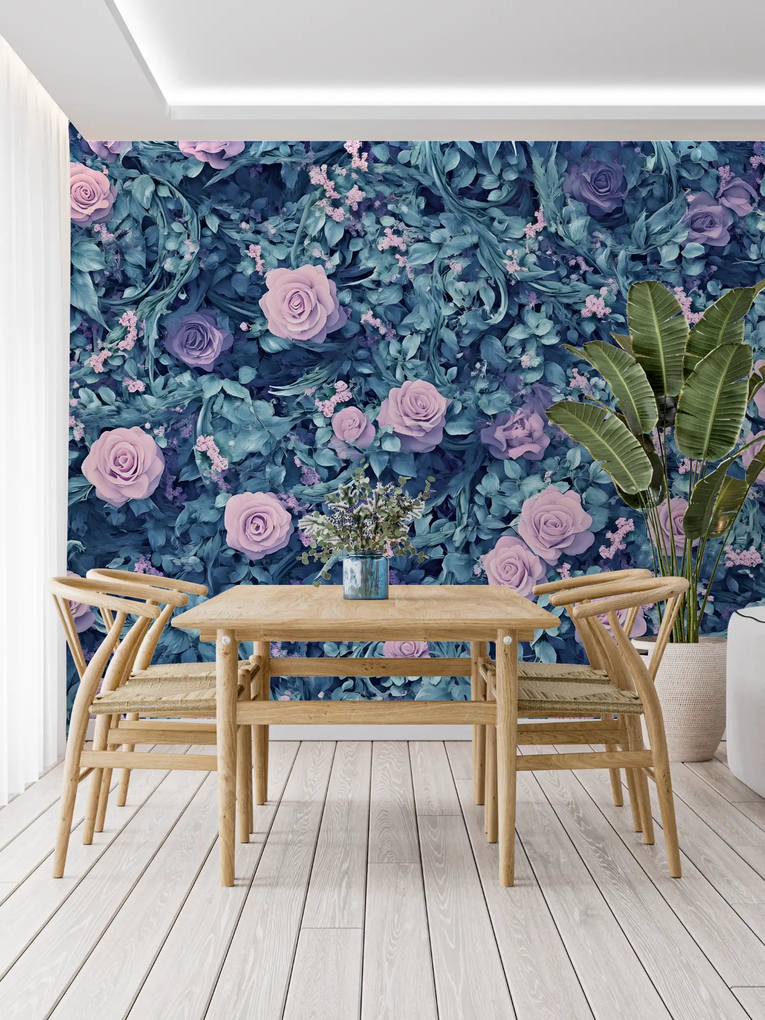 Floral Wallpaper - Roses in Profusion