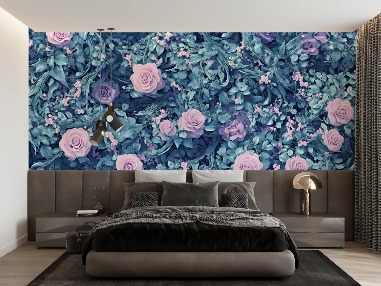 Floral Wallpaper - Roses in Profusion