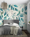 Foliage Wallpaper - Light Branches in Watercolor