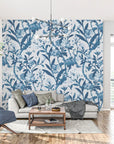 Floral Wallpaper - Vintage Indigo Garden