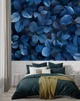 Papier Peint Feuillage - Feuillage Bleu
