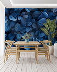 Papier Peint Feuillage - Feuillage Bleu