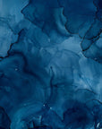 Papier Peint Art & Déco - Abstraction Bleue Profonde