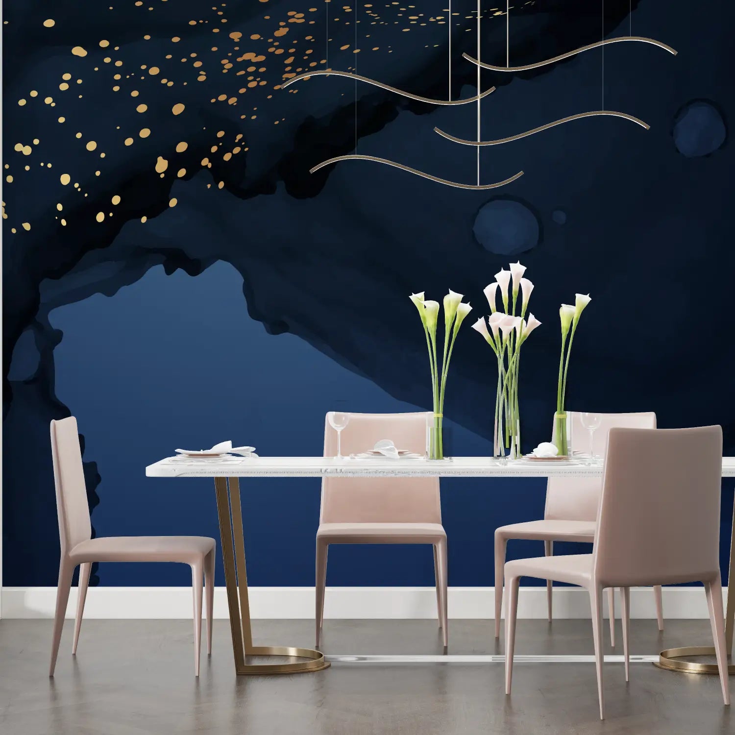 Art &amp; Deco Wallpaper - Golden Nebula