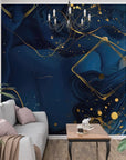 Papier Peint Art & Déco - Abstrait Doré