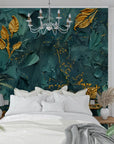 Papier Peint Art & Déco - Relief Doré