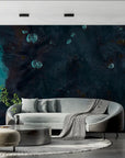 Papier Peint Art & Déco – Nuances Indigo Abstraites
