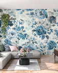 Floral Wallpaper - Blue Flowers