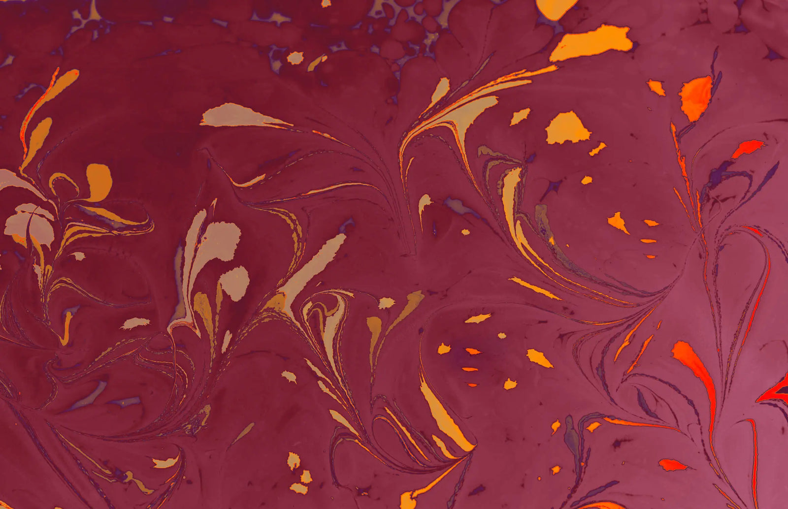 Art &amp; Deco Wallpaper - Burgundy and Gold Marbling