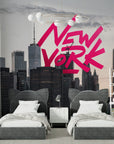 Retro Wallpaper - New York Skyline