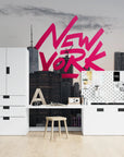 Retro Wallpaper - New York Skyline