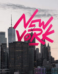 Retro Wallpaper - New York Skyline