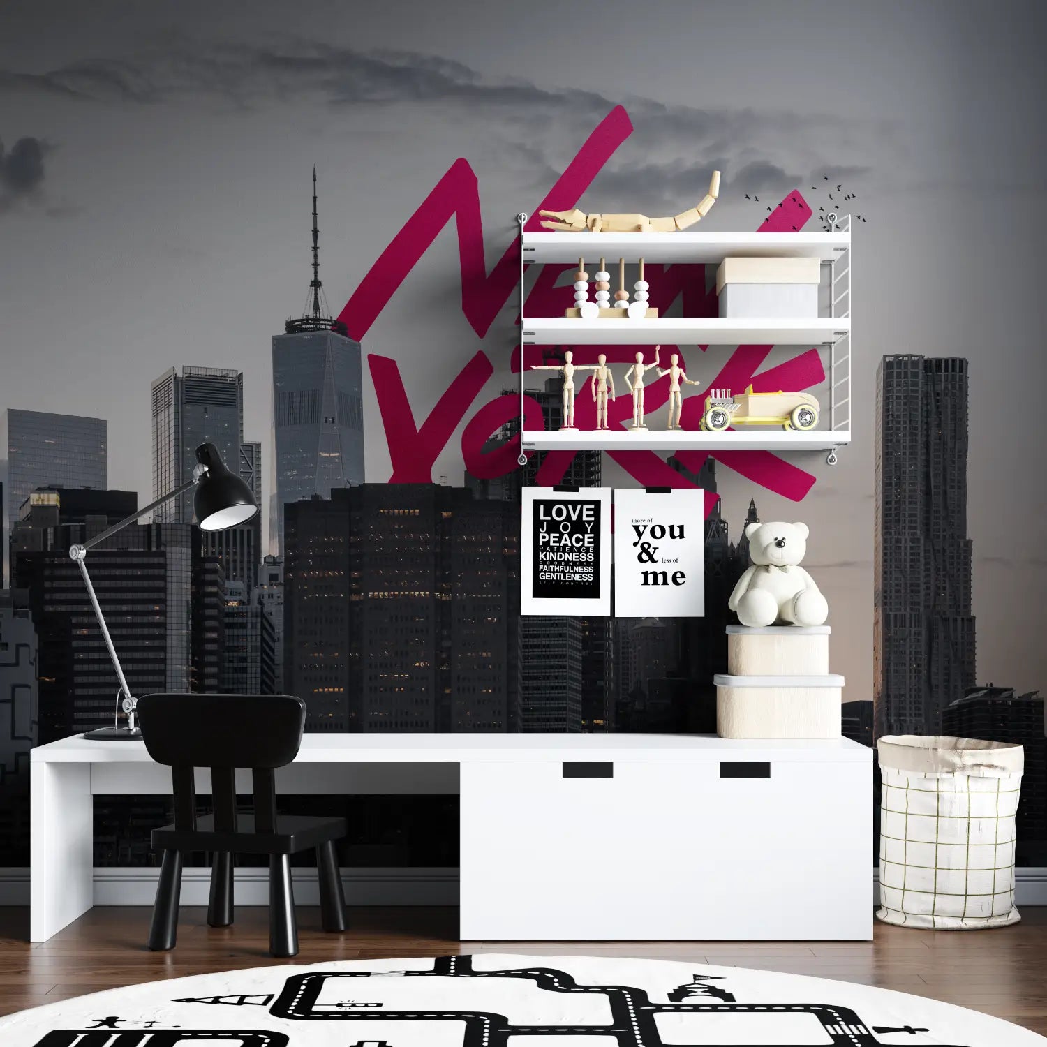 Retro Wallpaper - New York Skyline