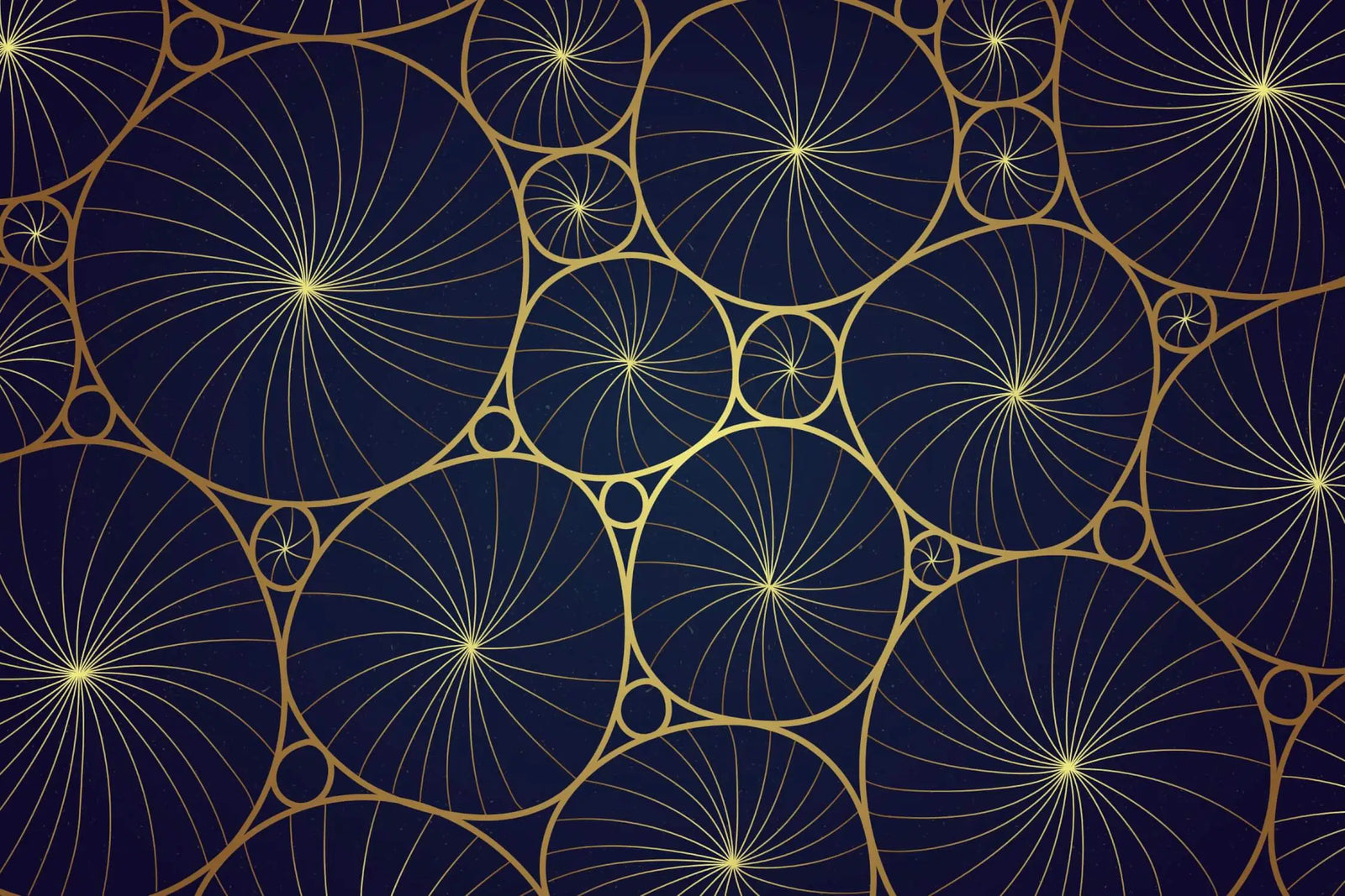 Geometric Wallpaper - Luminous Circles