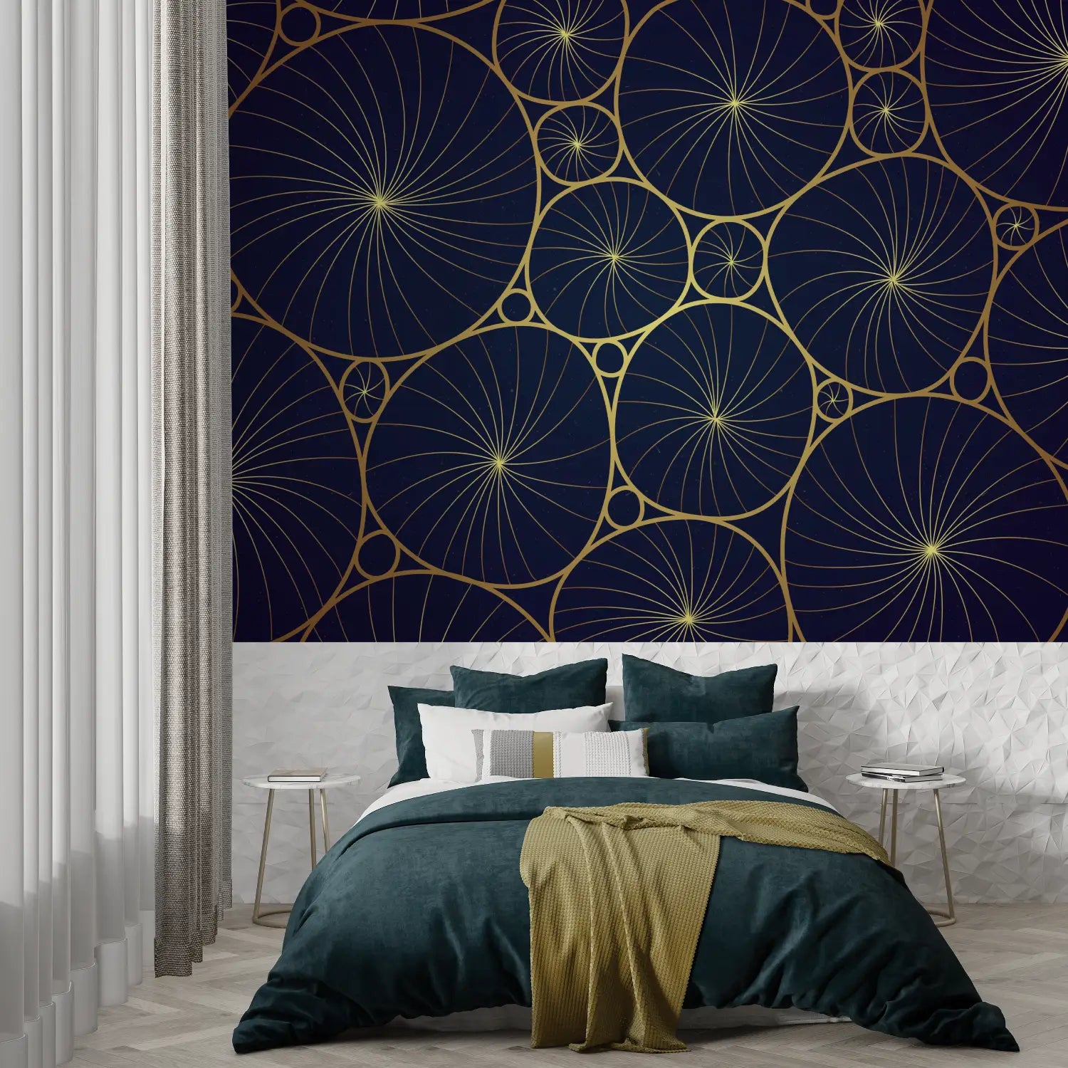 Geometric Wallpaper - Luminous Circles
