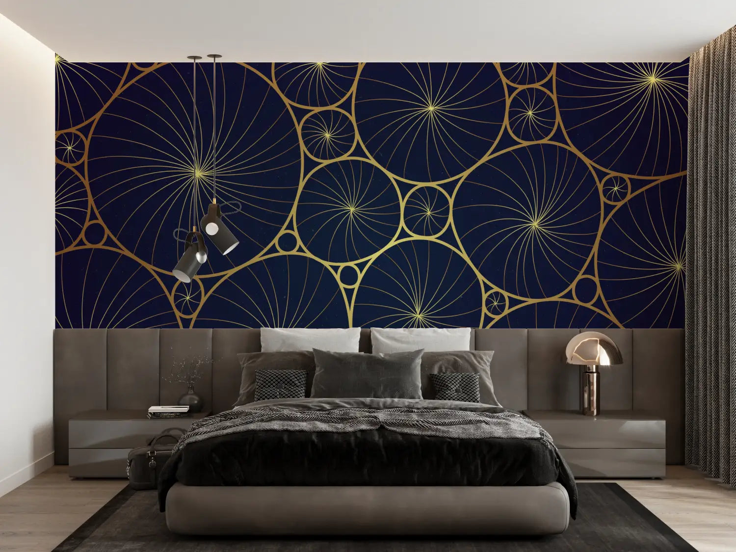 Geometric Wallpaper - Luminous Circles