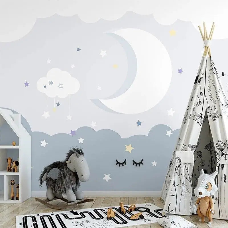 Children's Wallpaper - Sweet Night and Dreamy Moon