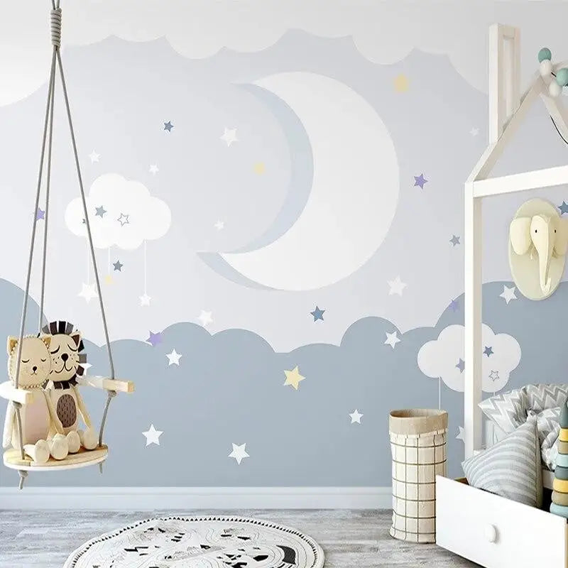 Children's Wallpaper - Sweet Night and Dreamy Moon