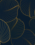 Foliage Wallpaper - Elegant Gold Leaves