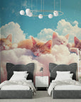 Animal Wallpaper - Kittens in the Clouds