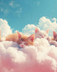 Animal Wallpaper - Kittens in the Clouds