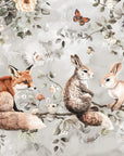 Papier Peint Animaux - Renards et Lapins