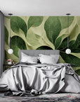 Foliage Wallpaper - Large Embossed Leaves