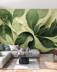 Foliage Wallpaper - Large Embossed Leaves