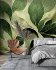 Foliage Wallpaper - Large Embossed Leaves