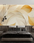 Foliage Wallpaper - Aerial Golden Leaves