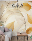 Foliage Wallpaper - Aerial Golden Leaves
