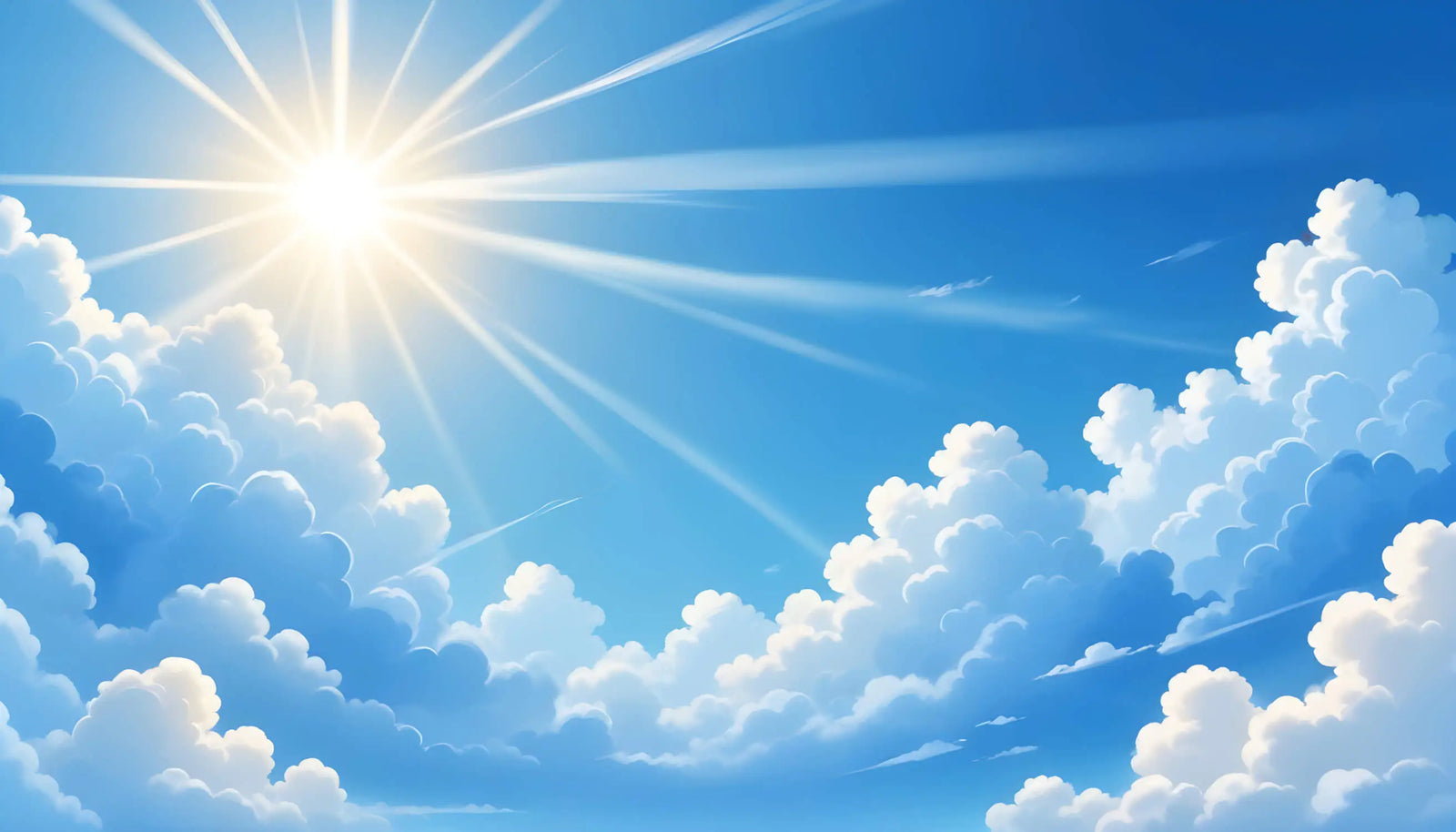 Landscape Wallpaper - Radiant Sky and Clouds