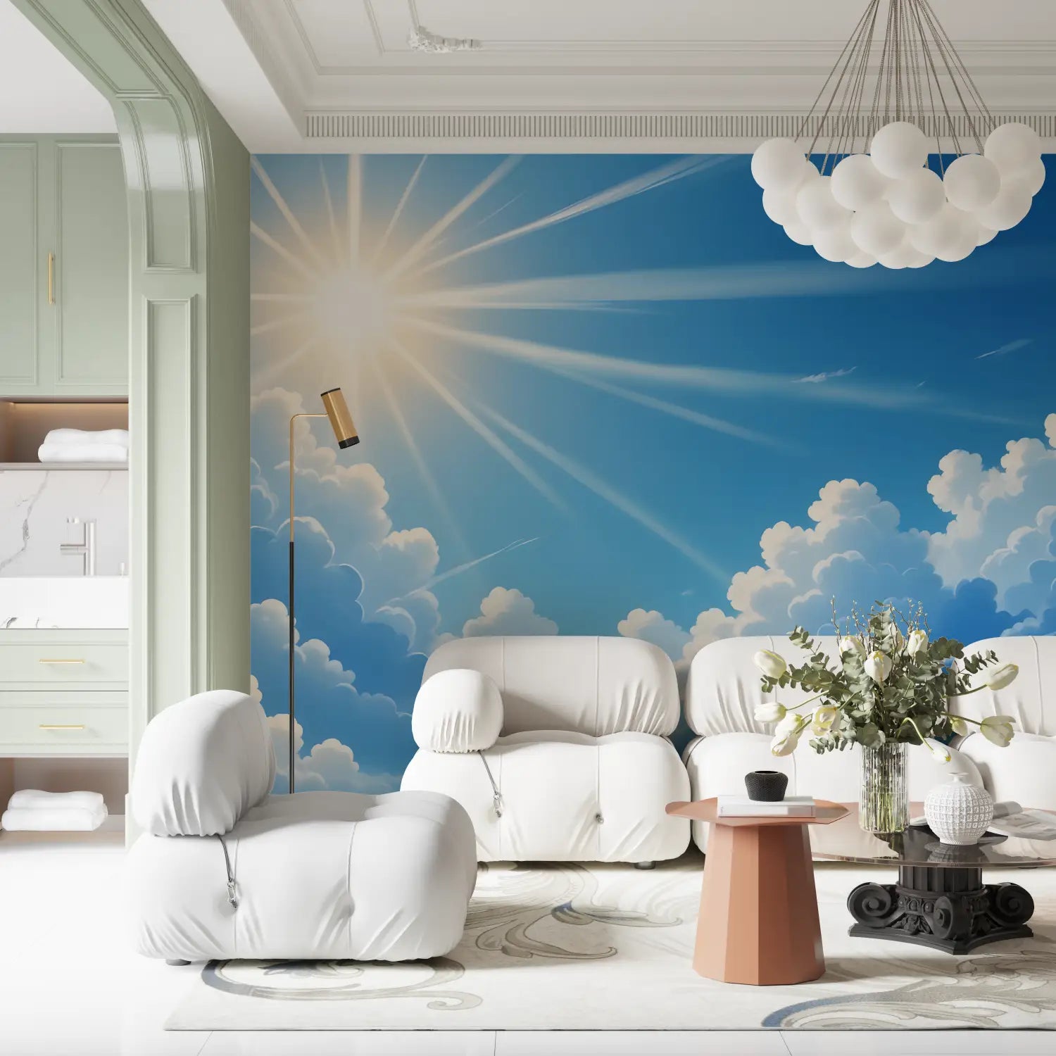 Landscape Wallpaper - Radiant Sky and Clouds