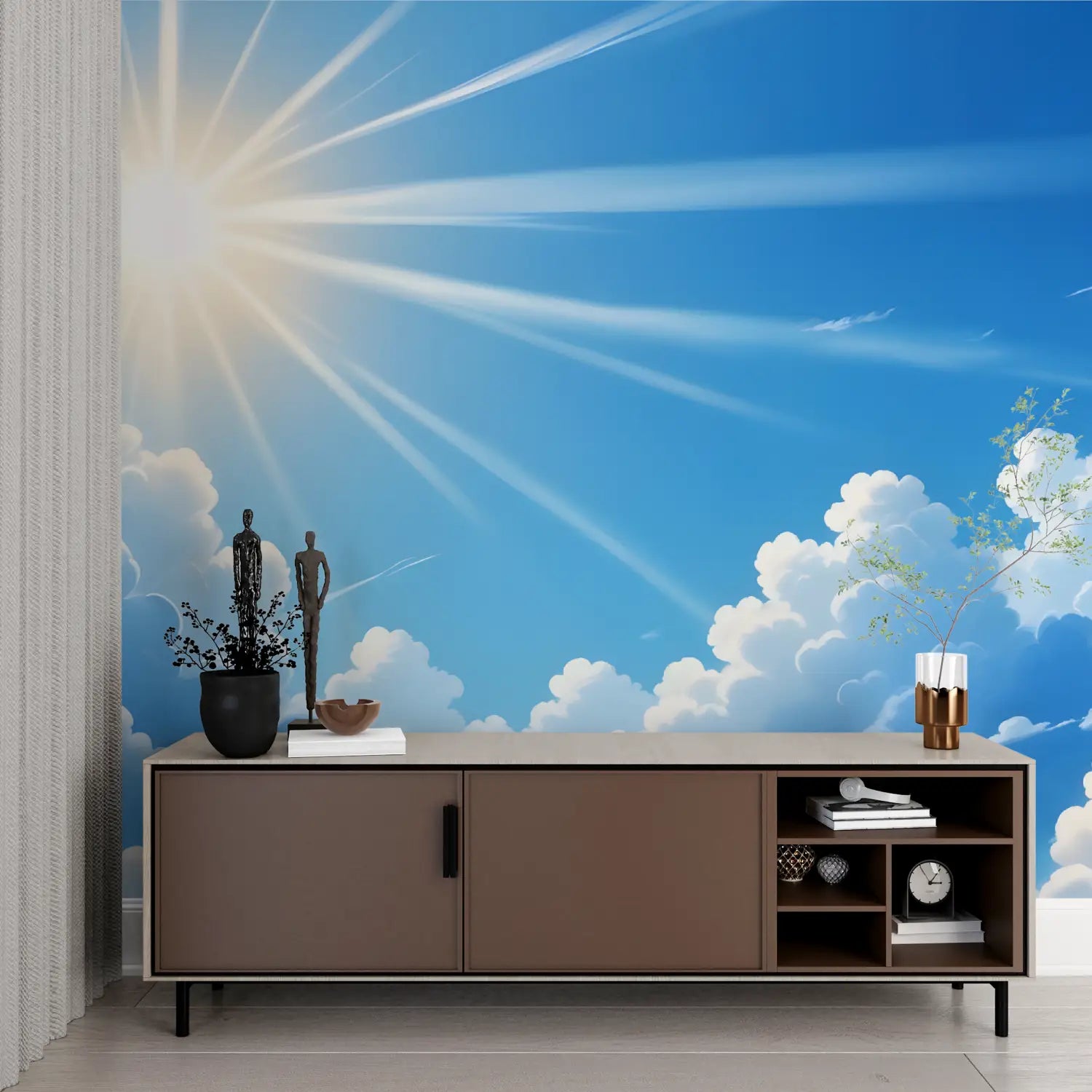 Landscape Wallpaper - Radiant Sky and Clouds