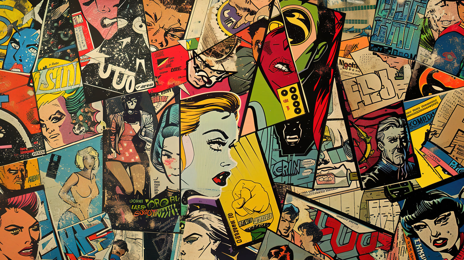 Comic strip wallpaper – Urban comics