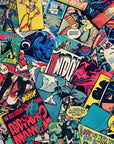 Graphic Wallpaper – Vintage Comics Collage